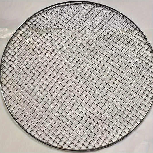Round BBQ Grill Net Steel Barbecue Grate for Cooking Beef Chicken Vegetables