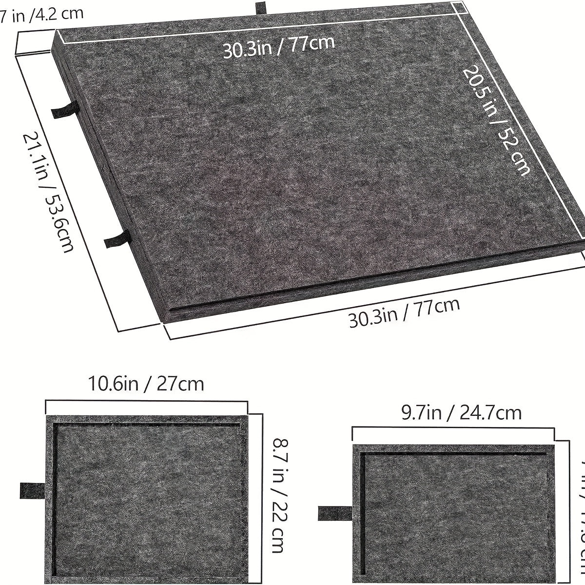 Portable Puzzle Mat with 1000pcs Thick Felt Board and Stand