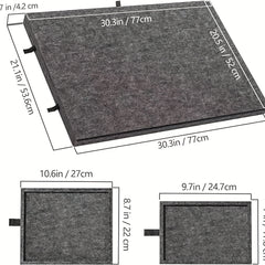 Portable Puzzle Mat with 1000pcs Thick Felt Board and Stand