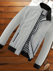Men's Soft Shell Lapel Jacket Windproof & Waterproof