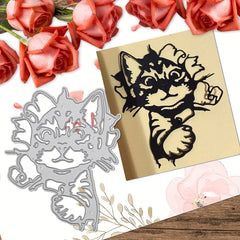 Cat Cutting Die DIY Scrapbooking Album Metal Cutting Die