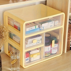 Family Medicine Box Storage Drawer Large Capacity First Aid Box