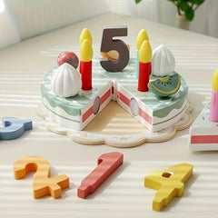 Kids Pretend Play Tea Set Dessert Game Educational Toy