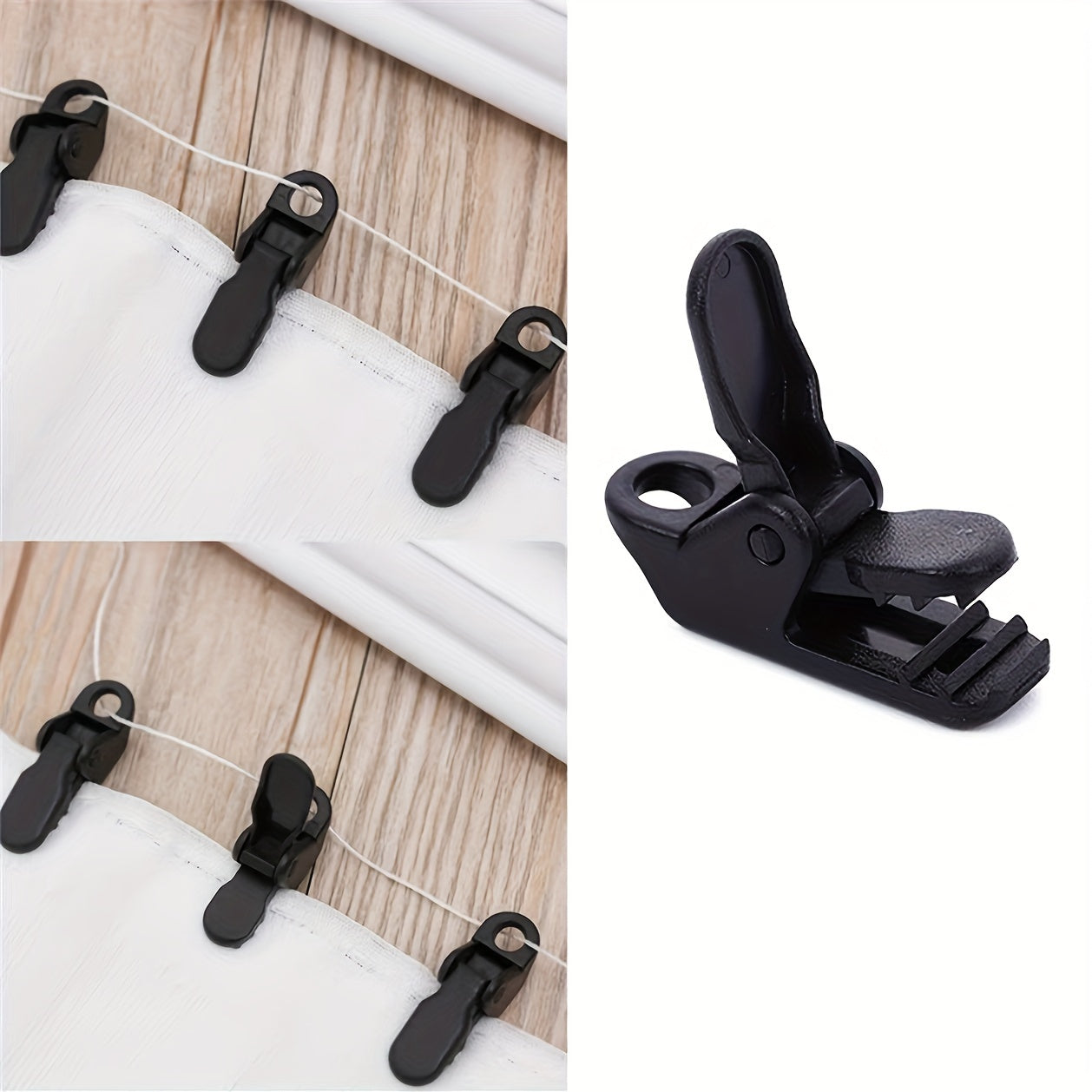 10pcs Mini Camping Tent Clips Lightweight Tarpaulin Clips