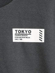 Boy's 2pcs Sweatshirt & Sweatpants Set TOKYO Print Long Sleeve Top