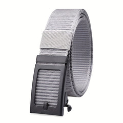 Iron Pin Buckle Canvas Belt Nylon Tactical Belt Men's Casual Pants Belt