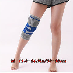 Silicone Spring Full Knee Protector Inner Side Patella Compression Meniscus