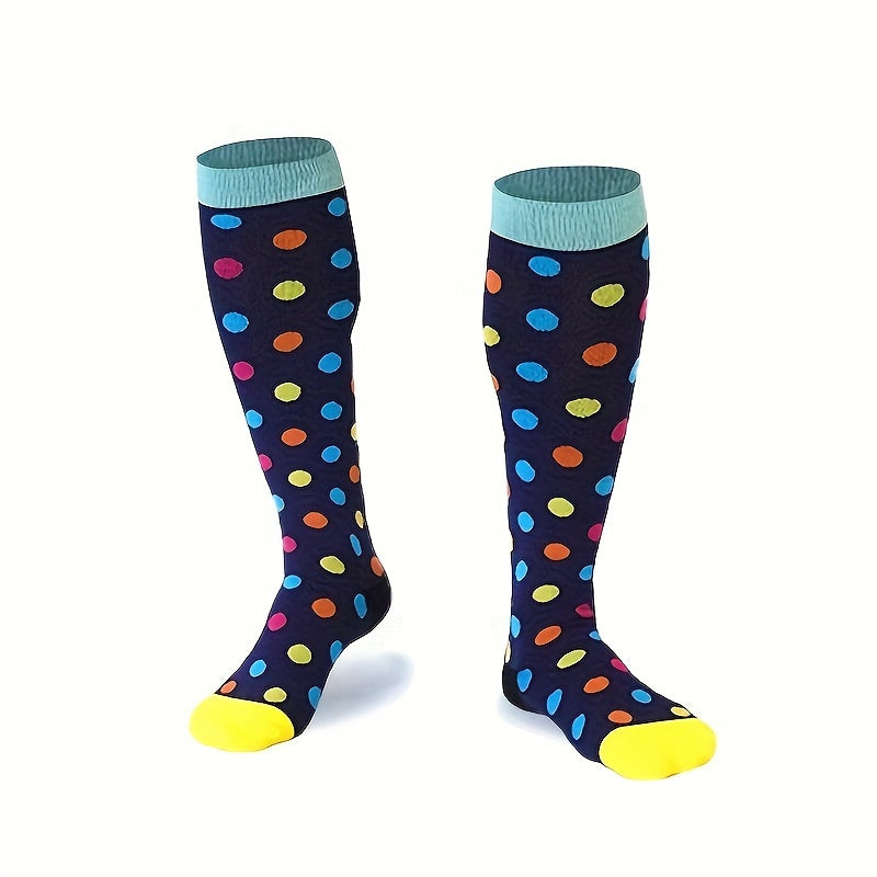 Compression Socks Men Women Knee High Stocking Sports Running Travel Nurses