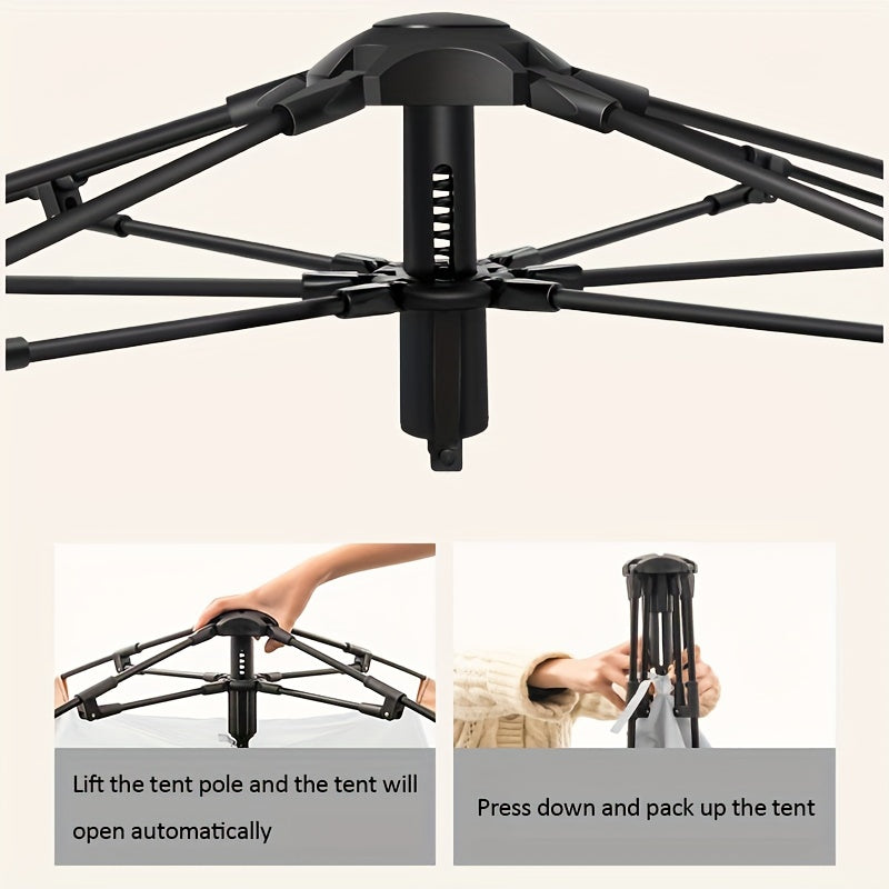 Durable Portable Tent for 3-4 People - Ideal for Family Outdoors