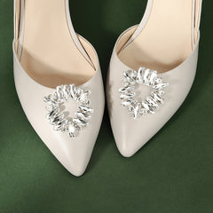 Rhinestone Shoe Flowers Wedding Bridal Buckles for Party Decoration