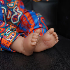 20 Inch Open Eyes Reborn Dolls Realistic Dolls W/ Hair Clothes Body