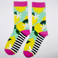 Funny Pattern Cotton Mid Tube Socks Women's Socks