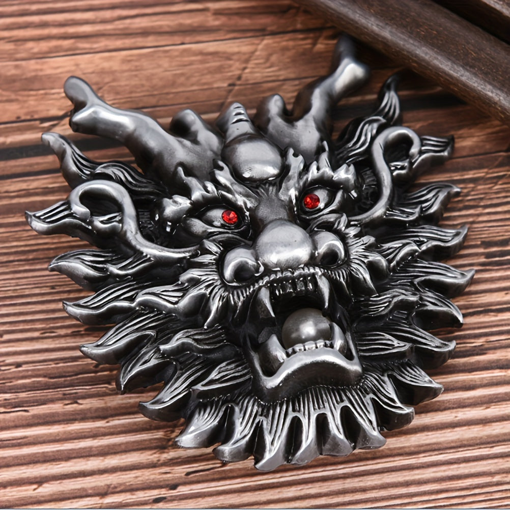 3D Angry Lion Belt Buckle For Men 3 Wide Belt Repair Replacement