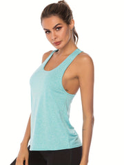 Women's Sports Sleeveless Tank Top Quick Dry Fitness Training Top