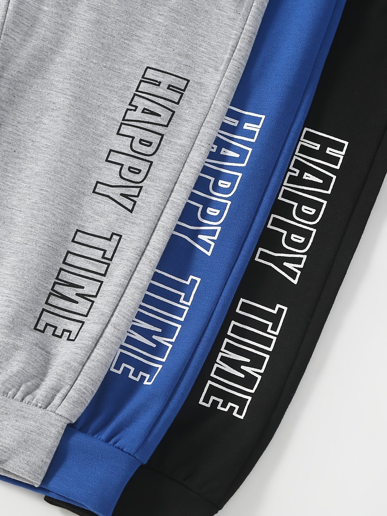 3pcs Happy Time Boys Active Sweatpants Breathable Jogger Sports Pants