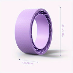 Solid Yoga Massage Wheel Non-slip Single Double Layers Yoga Wheel Pilates