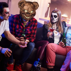 Men's Halloween Scary Bear Mask for Cosplay Costume Props