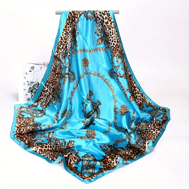 Print Square Sunscreen Bandana Scarf for Travel
