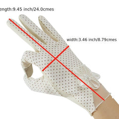 Sunblock Lace Gloves Women's Cycling Thin Touch Screen Gloves