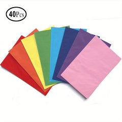 Rainbow Series Tissue Wrapping Paper Large Size 50 Sheets 8x66cm