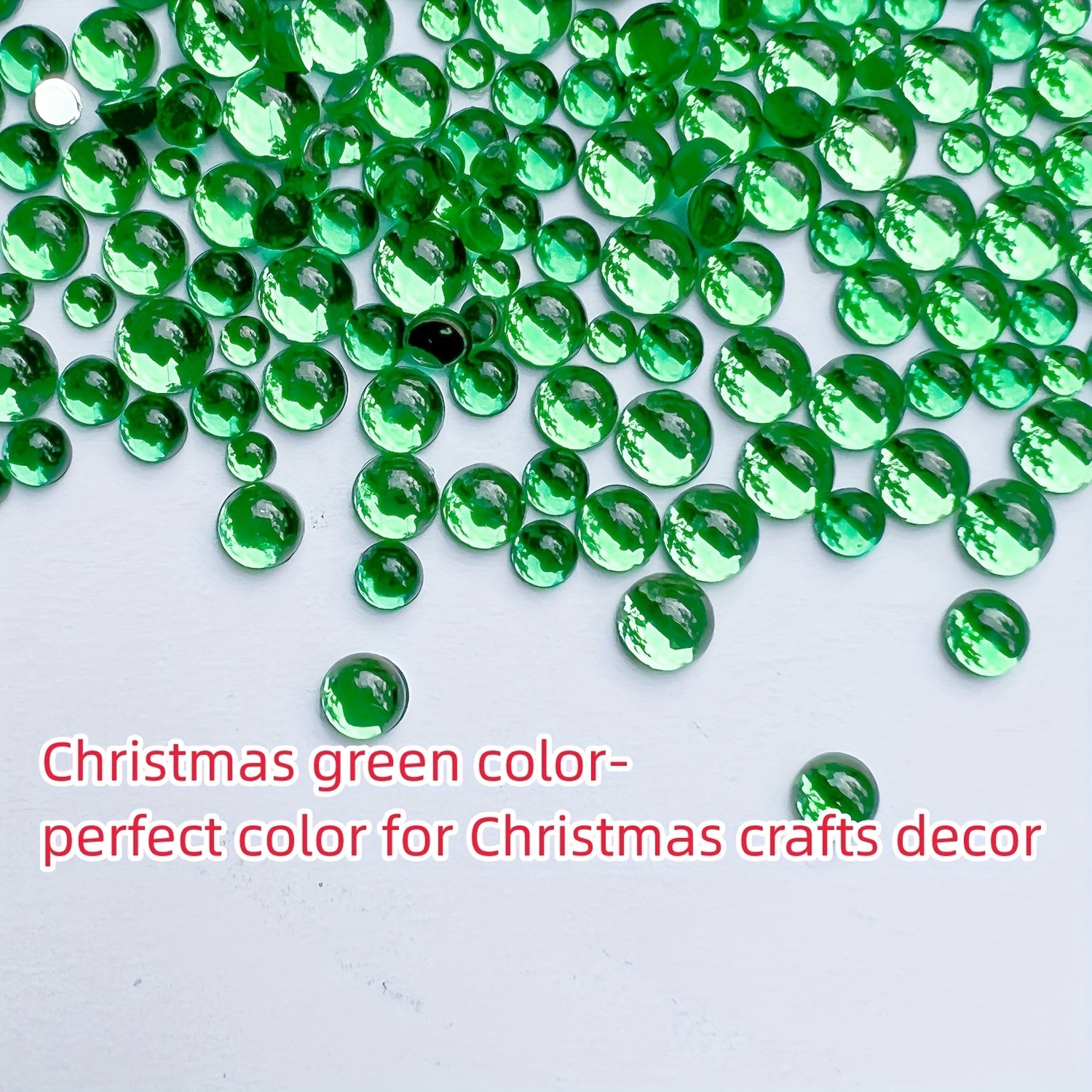 450pcs Colorful Foil Round Jewel Gems Acrylic Rhinestones For Crafts