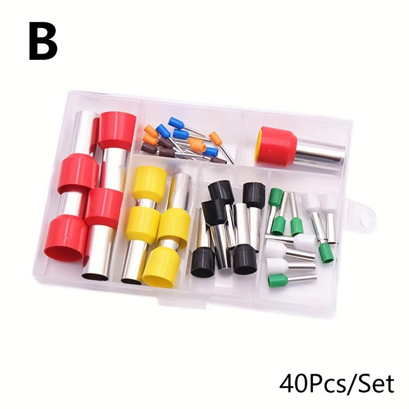 40pcs Soft Clay Earring Cutting Tool Set - Stainless Steel Indentation and Round