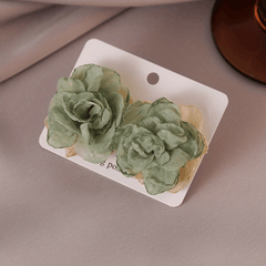 French Romantic Flower Earrings Niche Temperament Stud Jewelry