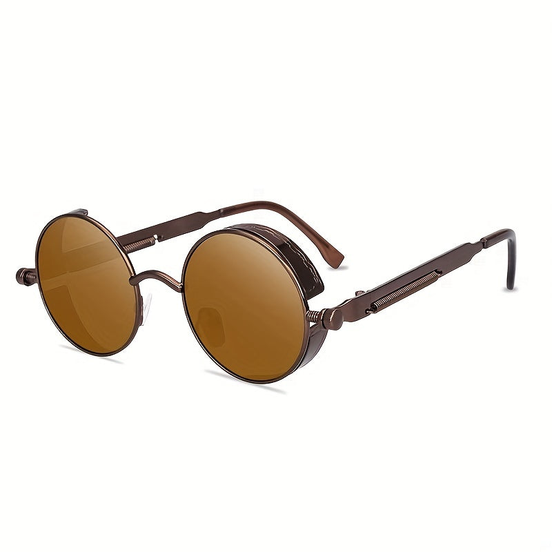Girl's Steampunk Sunglasses Metal Spring Temple UV Protection