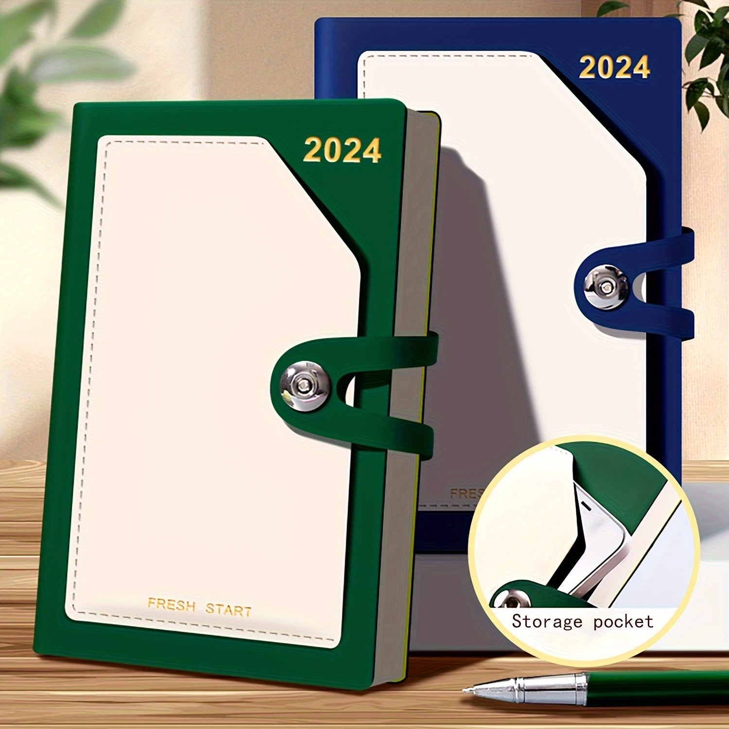 Classic Soft Cover Notebook with Pen Insert 6 Colors Selection