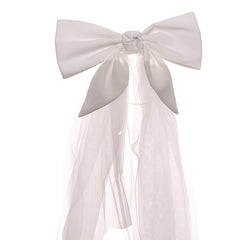 Bridal Veil Lace Tulle Wedding Bridal Veil +Bowknot