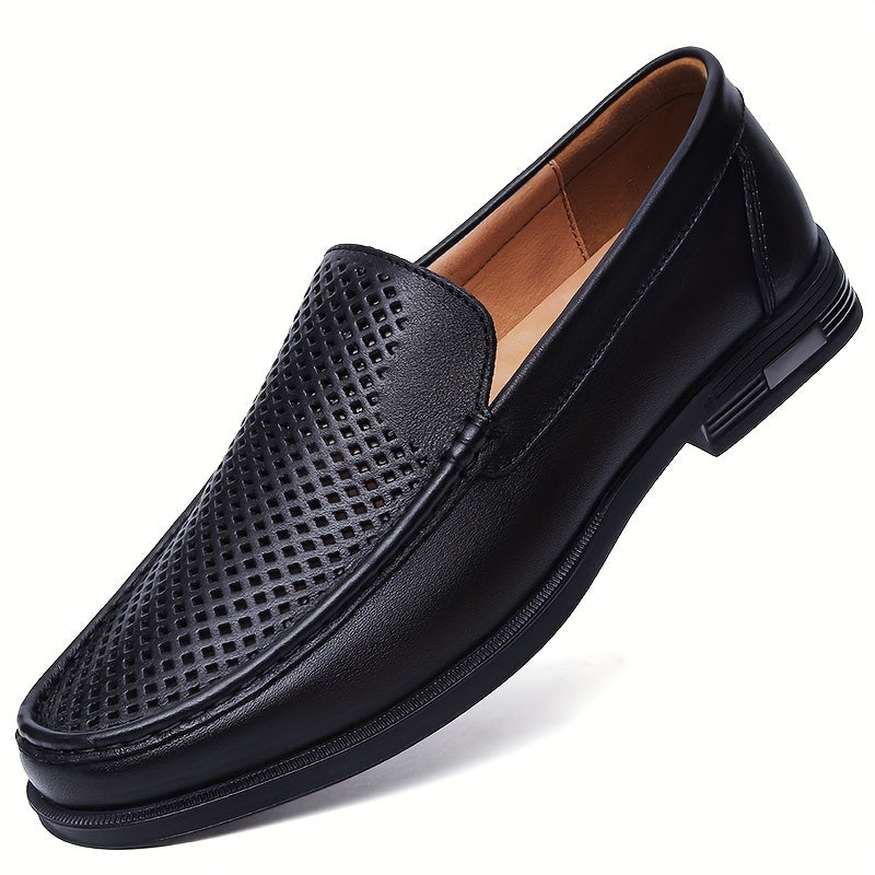 Men's Hollow Out Breathable Loafer Non Slip Casual Shoes