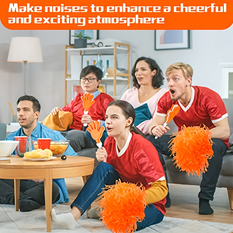 2pcs PE Plastic Cheering Poms Handheld Props Dancing Supplies