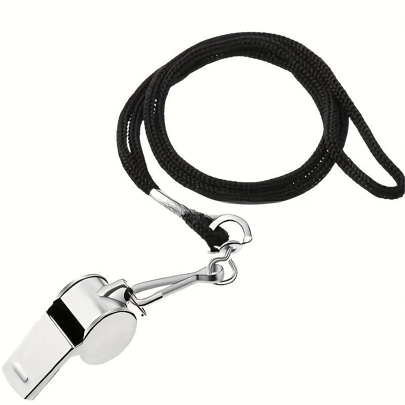 Stainless Steel Outdoor Survival Whistle 1pc