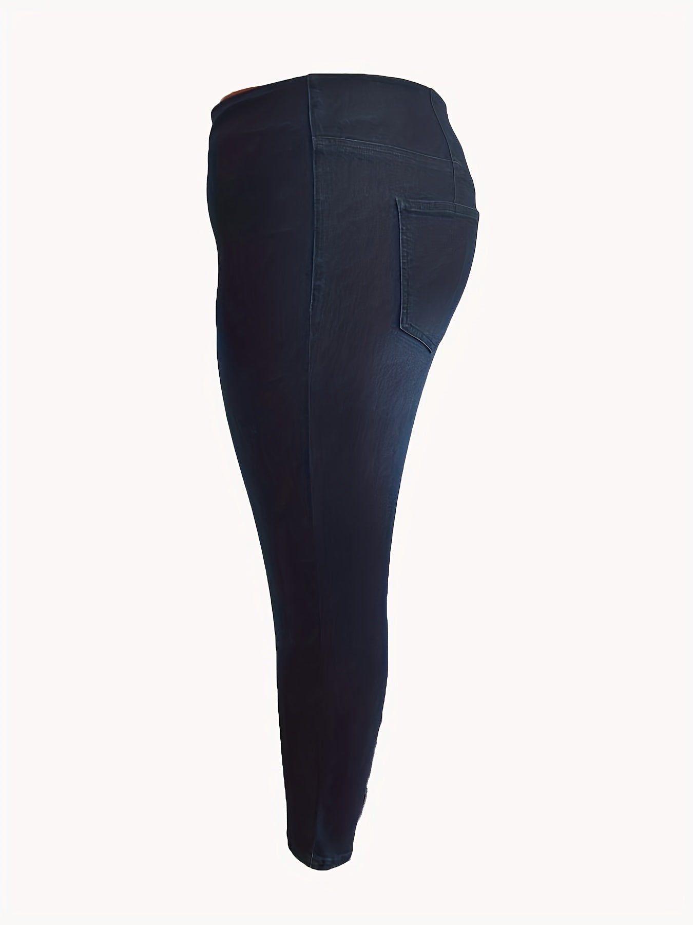 High Waisted Stretch Denim Jeans
