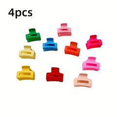 12pcs Mini Hair Claw Non-slip Clips, Halloween & Christmas Hairpin
