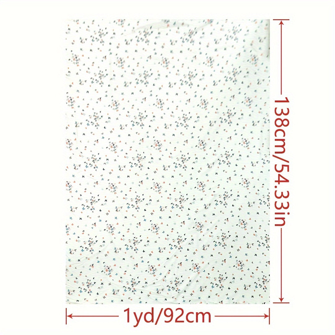 1pc Faux Cotton Fabric DIY Cloth Pants Dress Fabric DIY Quilt Covering Fabric