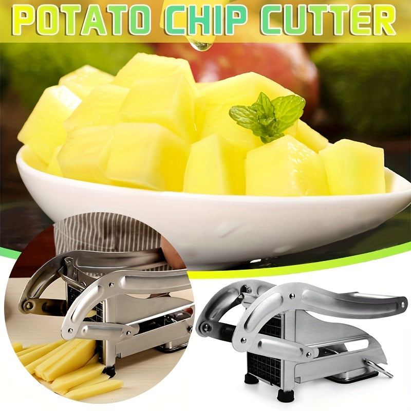 French Fry Cutter Commercial Stainless Steel Potato Vegetable Slicer