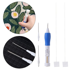 DIY Embroidery Needle Magic Pencil Interchangeable Punch Needle Set