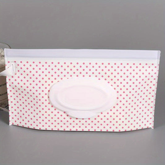 Portable Baby Wipes Packaging Bag Self Sealing Wet Wipes Separate Bag