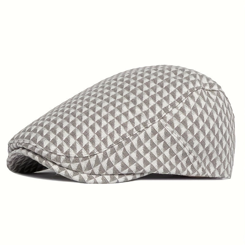 Casual Summer British Beret Breathable Hat for Men Women