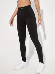 Slim Fit Skinny Jeans High Waist Casual High Rise