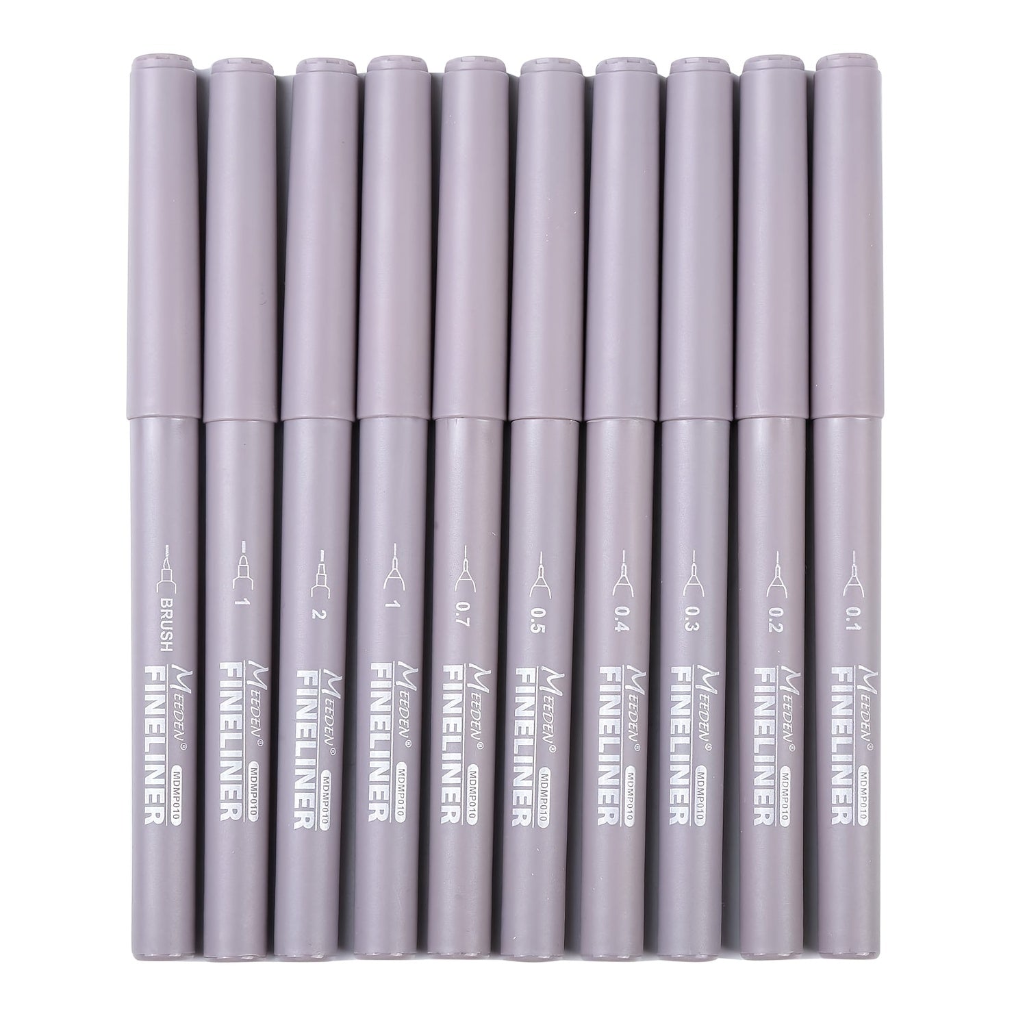 10pcs Micro Pen Fineliner Ink Pens Precision Multiliner Pens