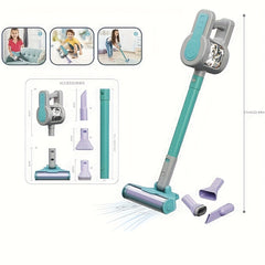 Kids Interactive Vacuum Cleaner Toy with Realistic Cleaning Sounds