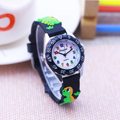 Kids Dino Silicone Watch Boys Girls Cartoon