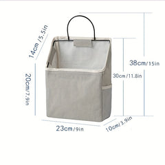 Bedroom Storage Hanging Bag Wall Fabric Desktop Linen Storage Bag