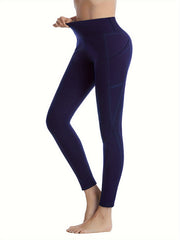 3 Pack Plus Size Sports Leggings High Rise Stretch Leggings Set