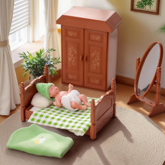 3" Mini Silicone Baby Dolls Realistic Newborn Full Silicone Sleeping Baby Dolls