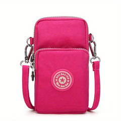 Mini Nylon Crossbody Bag Women's Pocket Phone Purse 7 1 3 9 Inch