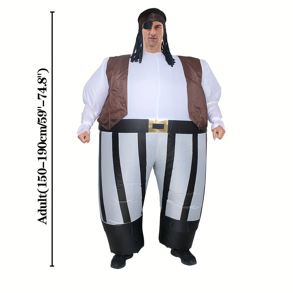 Pirate Inflatable Costume Halloween Party Cosplay Dress Up