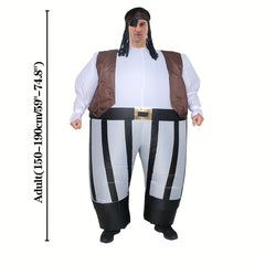 Pirate Inflatable Costume Halloween Party Cosplay Dress Up